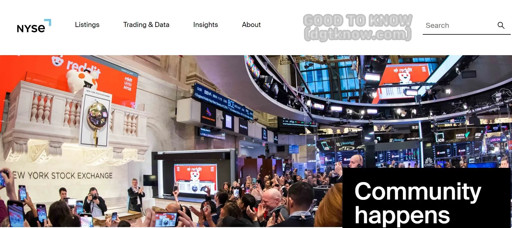 NYSE-뉴욕증권거래소-홈페이지